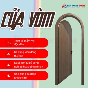 TỔNG HỢP BÁO GIÁ CỬA VÒM HUYPHATDOOR MỚI NHẤT